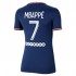 Camisola Paris Saint-Germain Kylian Mbappé 7 Mulher Equipamento Primeiro 2021-2022 Manga Curta